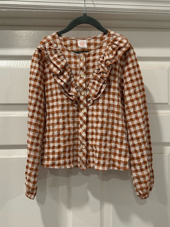 wonder nation Other - Wonder Nation Gingham Girl’s Top Size Medium 7/8